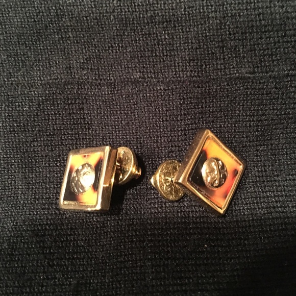 Tory Burch enamel tortoise color earrings - Picture 2 of 5